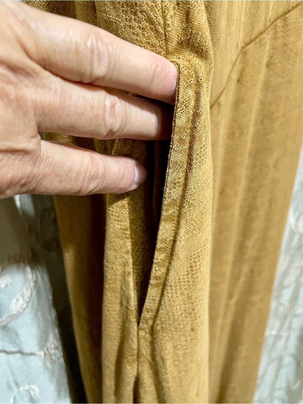 Soft Surroundings Cotton Maxi Dress Siena color Size Medium - Picture 6 of 9